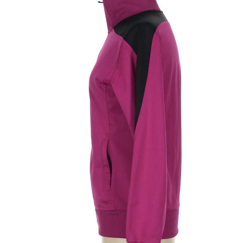 Nike Women's Size Small Dri-Fit Pink Full Zip Long-Sleeve Running Jacket - Picture 3 of 5
